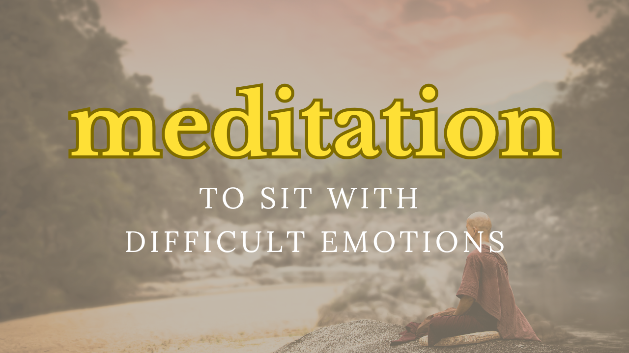 Audio Download: Meditation for Sitting with Difficult Emotions & Cultivating Peace