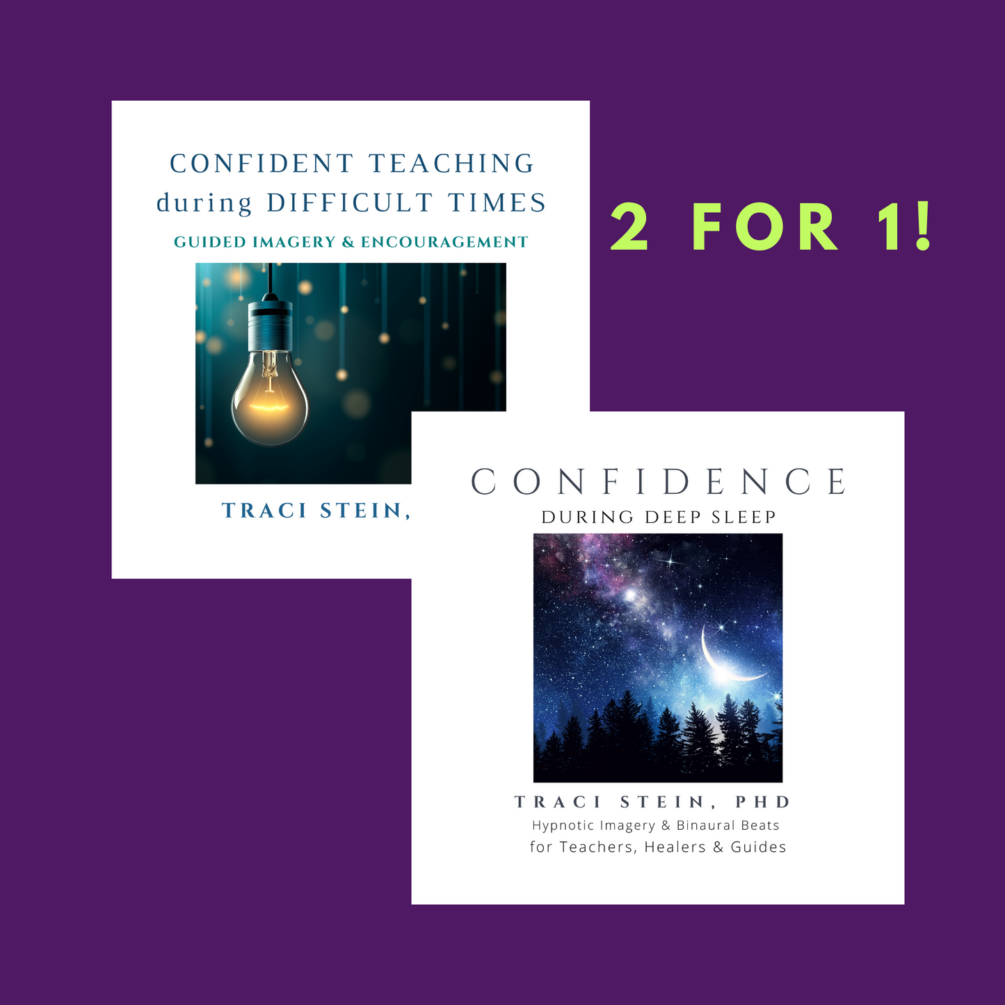 *Set of 2 for the Price of 1* - Confident Teaching & Healing & Confidence During Deep Sleep